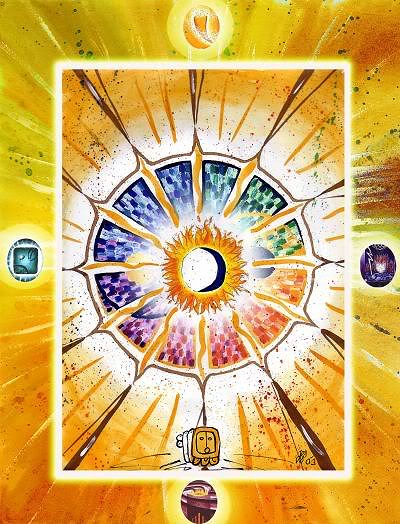 Reflexões sobre esse Sol Cristal Amarelo