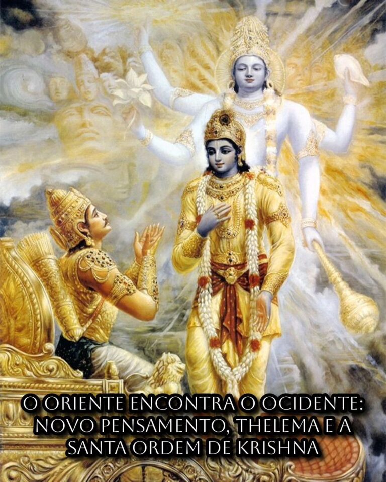 O Oriente encontra o Ocidente: Novo Pensamento, Thelema e a Santa Ordem de Krishna